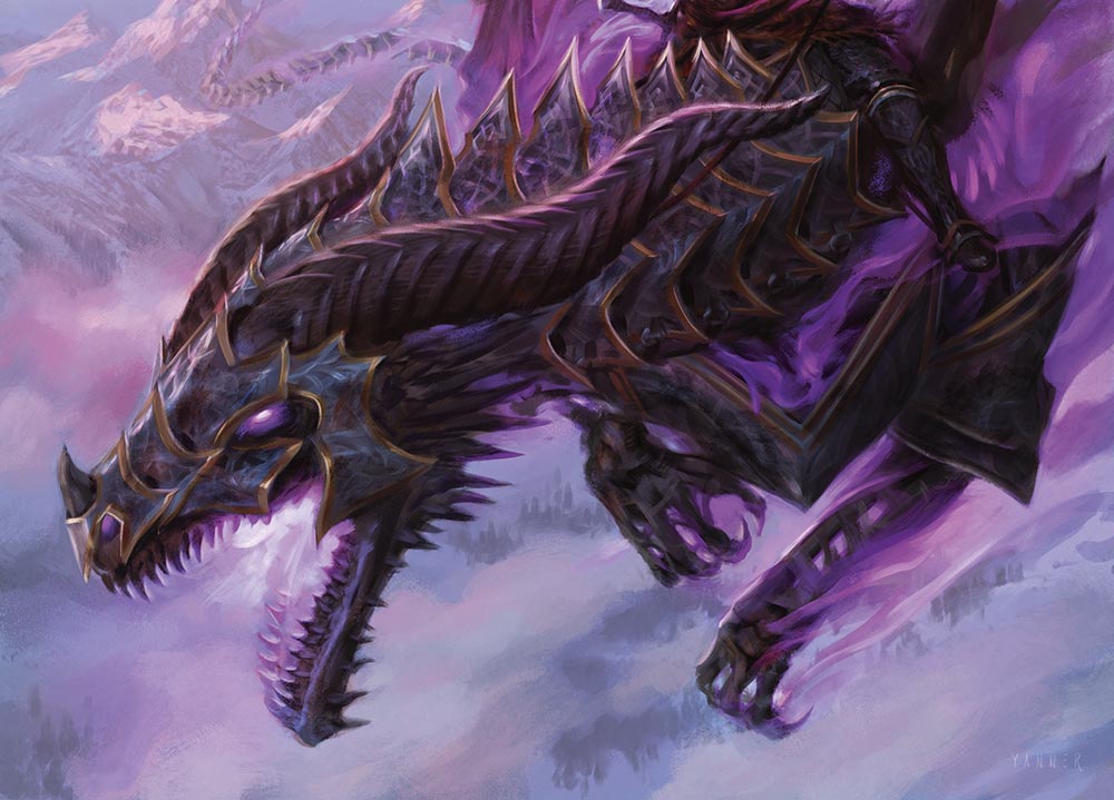 Lord Soth riding a death dragon