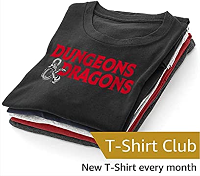 A t-shirt with the D&D logo on it