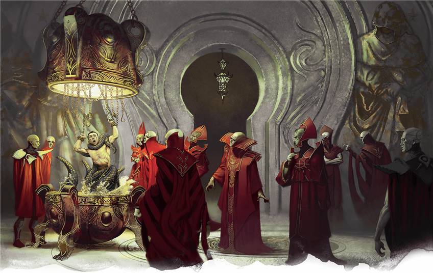 A council of Red Wizards