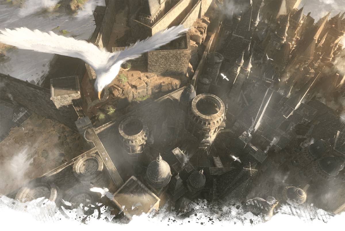 A bird's eye's view of Candlekeep