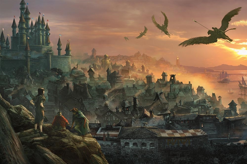 A view of Waterdeep's skyline