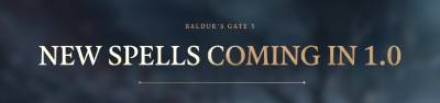 An infographic of the spells available in Baldur's Gate 3