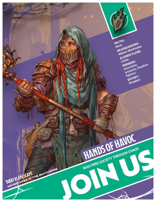 Hands of Havoc recruitment poster thumbnail