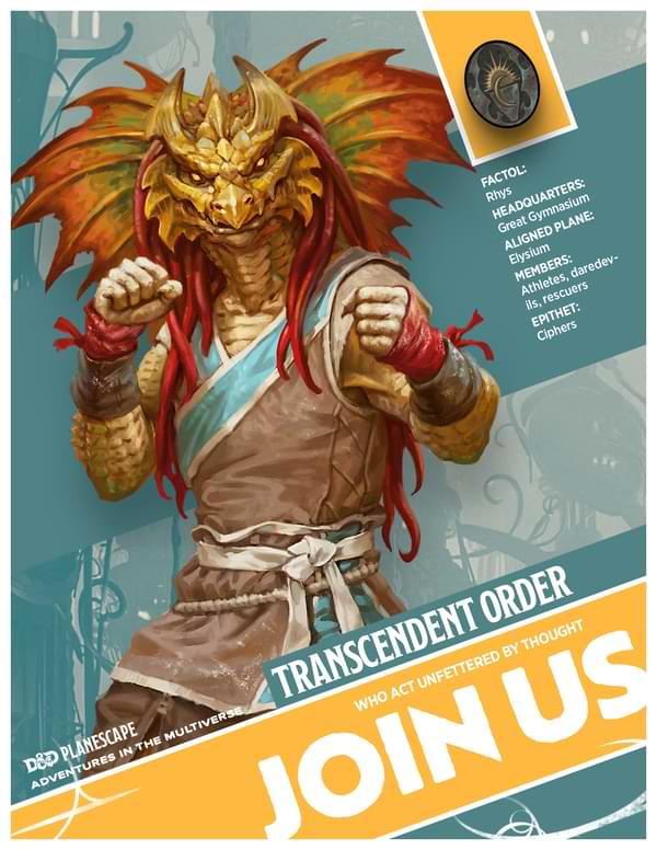 Transcendent Order recruitment poster thumbnail