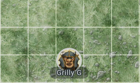 A gif showing the name being removed from a goblin token