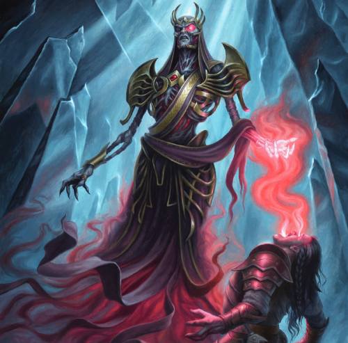 Vecna draws the life energy out of a foe.