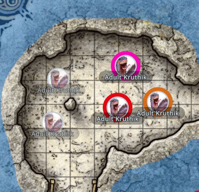 Multiple tokens displaying on D&D Beyond Maps VTT