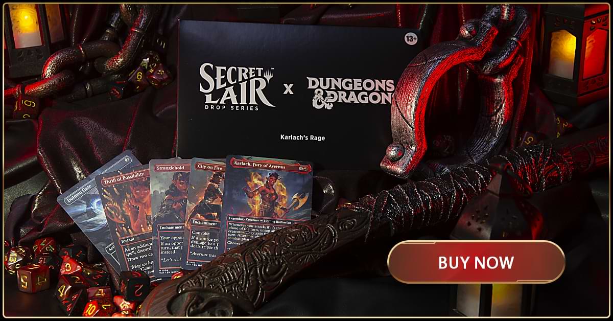 Imagery of the Secret Lair x Dungeons & Dragons Superdrop