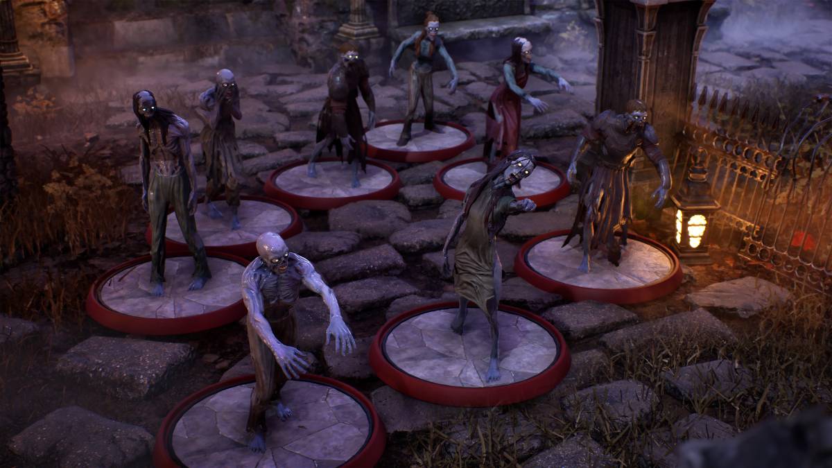 A horde of zombies