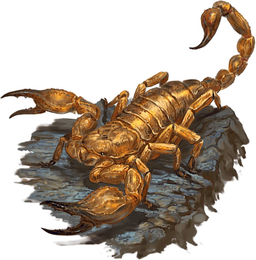 A giant scorpion