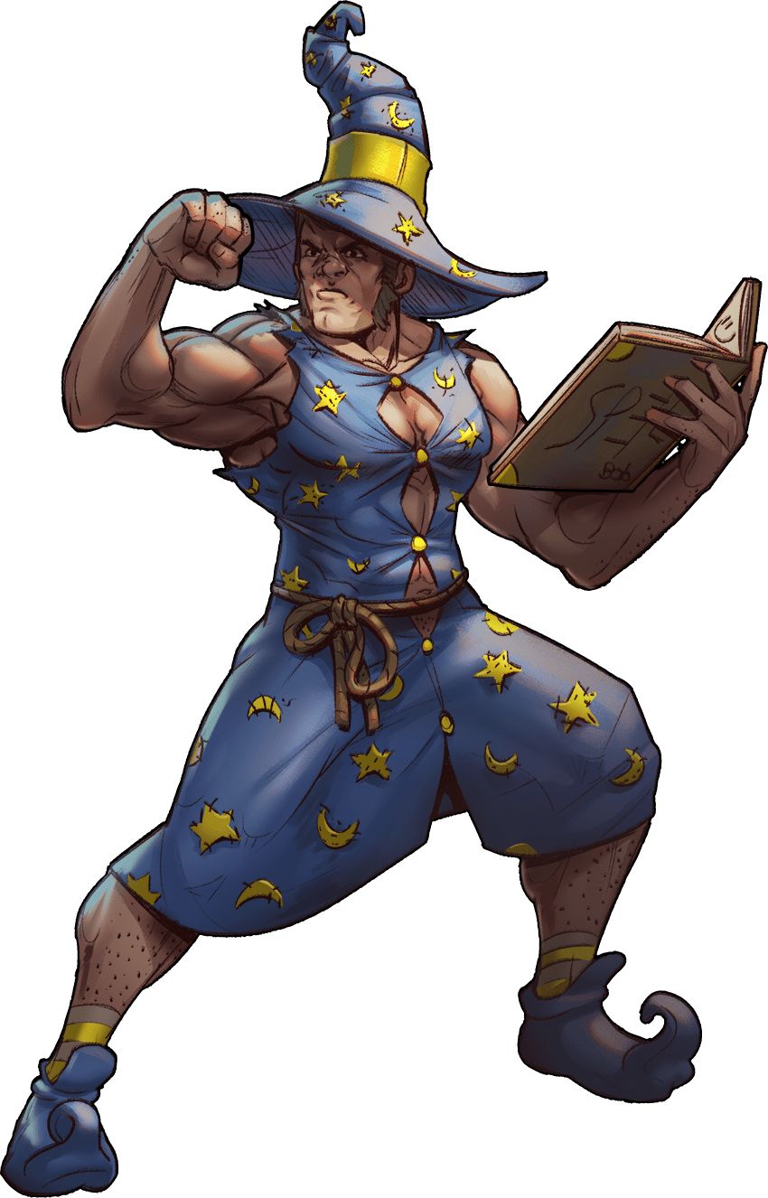 A Muscle Wizard Barbarian
