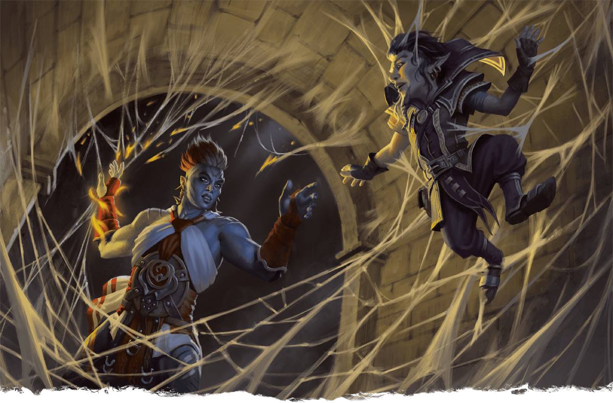 When caught in a web, it’s best to get out before the spider shows up