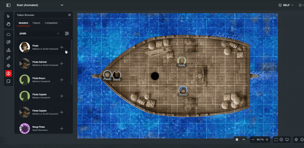 Animated Maps on D&D Beyond's Maps VTT