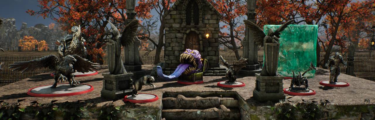 Screenshot of the claimable minis in Sigil