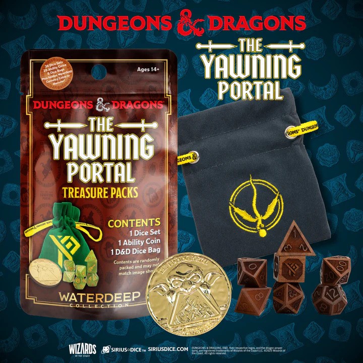 Sirius Dice Yawning Portal Treasure Packs