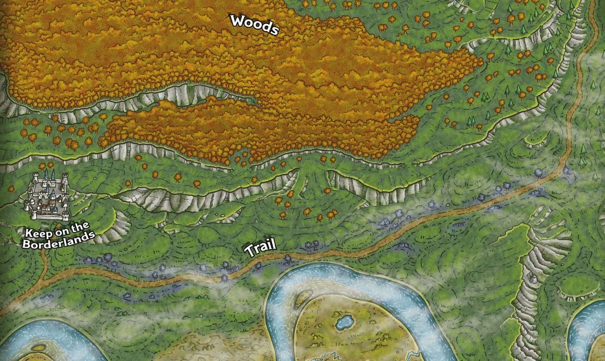 A map of the Borderlands