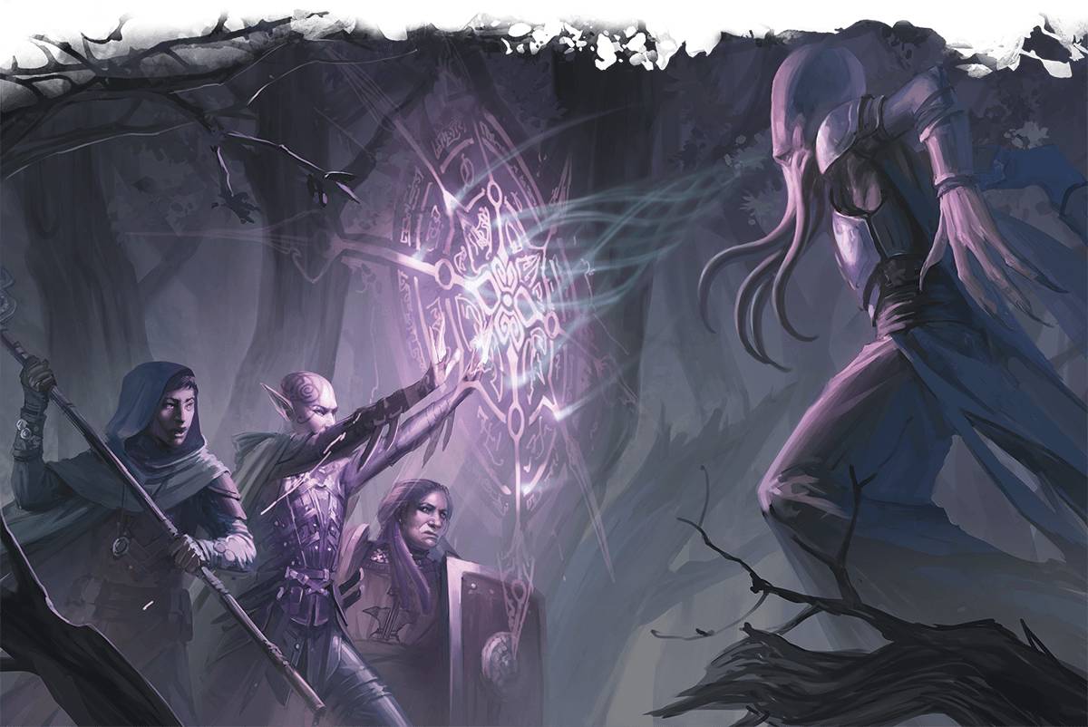 A Psion using Intellect Fortress against a Mind Flayer
