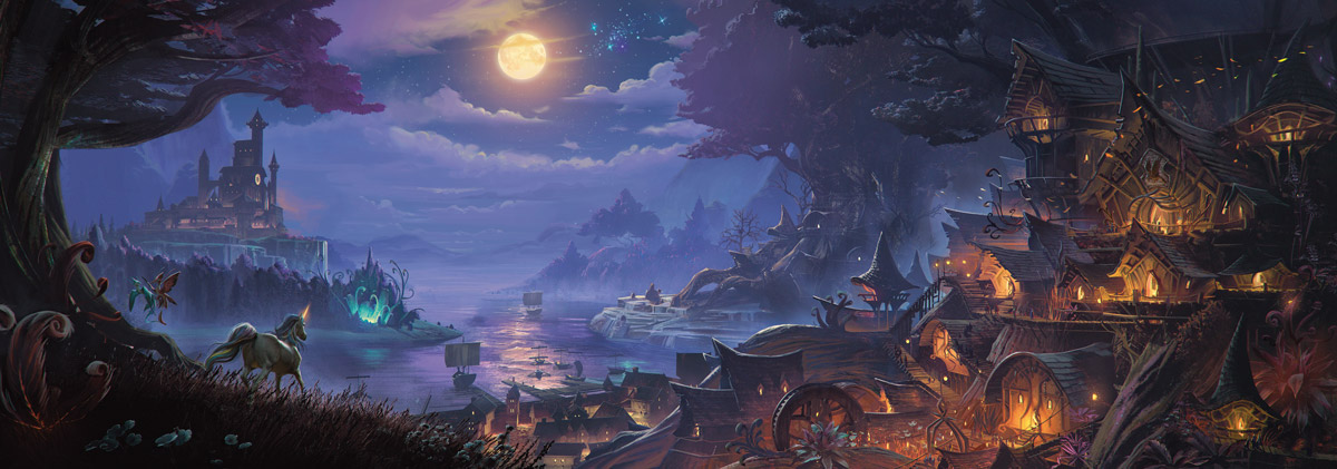 Fog-draped coasts, standing stones, and green isles scattered across the Sea of Moonshae