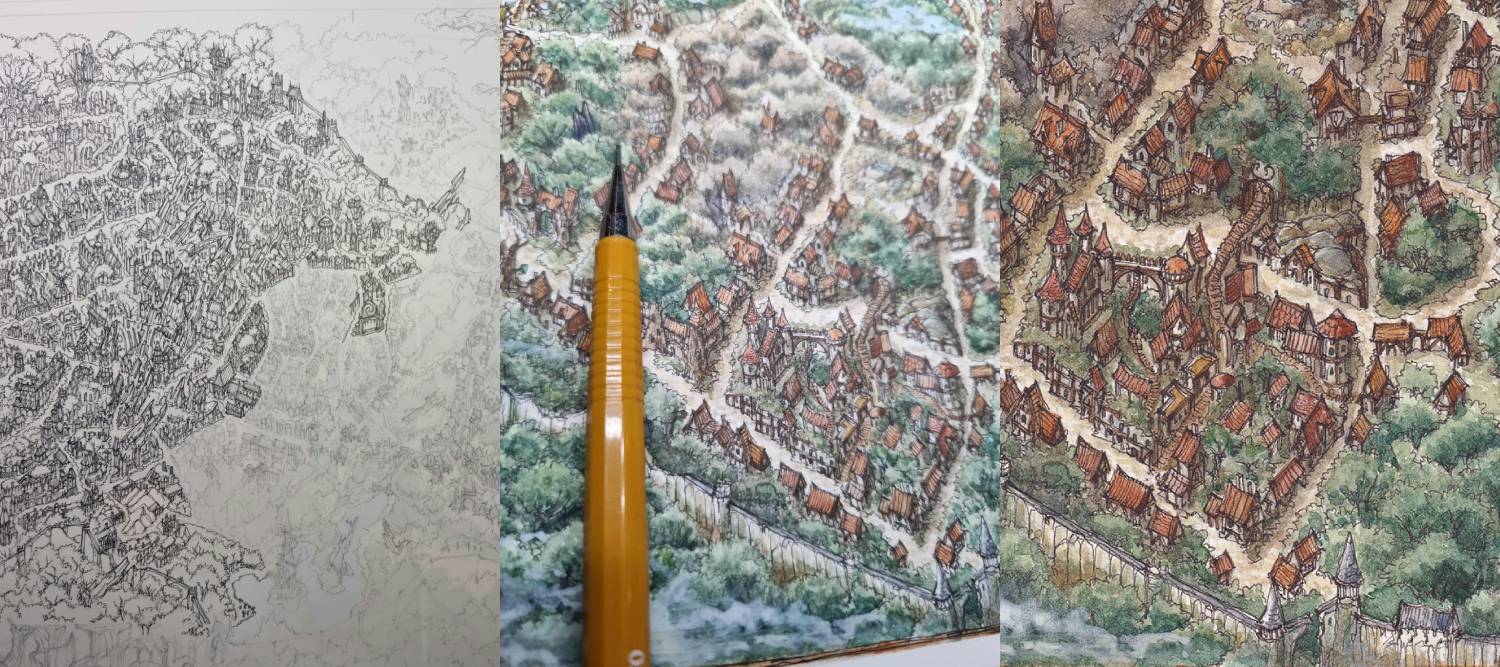 Myth Drannor map behind-the-scenes