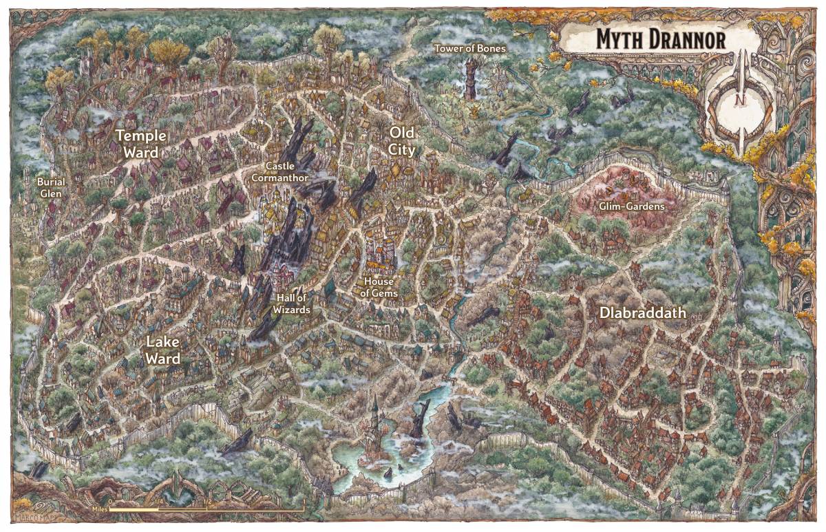 Myth Drannor map