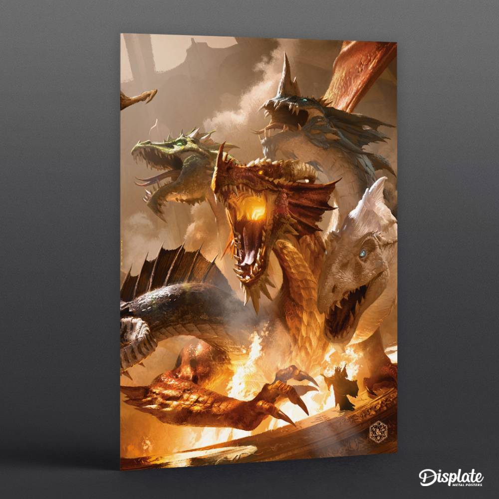 Displate The Rise of Tiamat metal poster