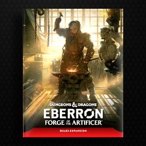 Eberron: Forge of the Artificer cover featuring an artificer channeling arcane energy