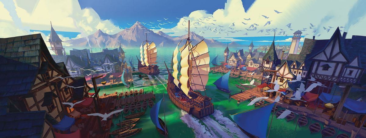 A sailing ship
