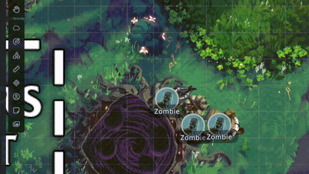 A preview of the free dice sets added to your collection