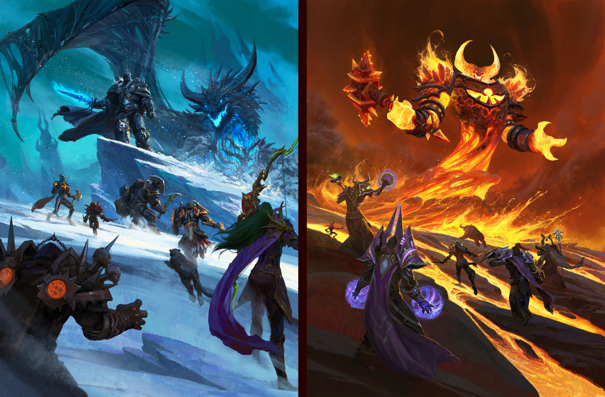 D&D: World of Warcraft hero art