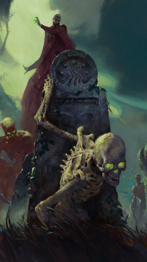 Szass Tam raising the dead