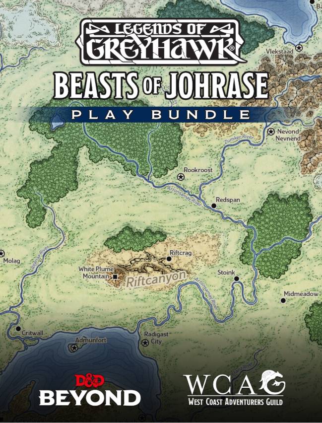Legends of Greyhawk: Beasts of Johrase