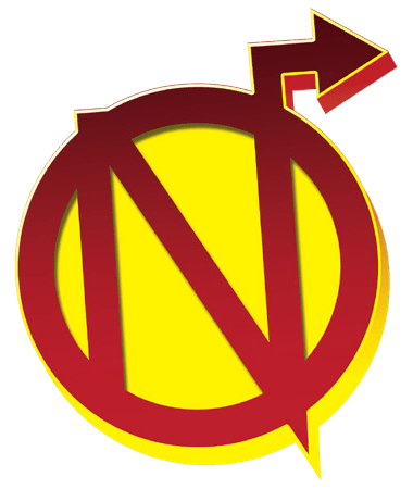 Nerdarchy The Nerdarchy logo, which is a red letter N on a yellow background.