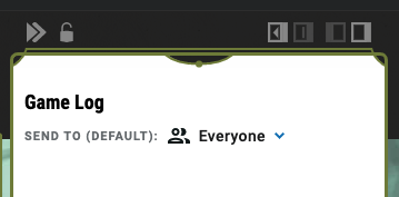 Game Log Targeting Default Settings