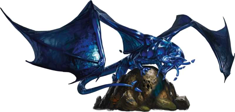 Sapphire dragon