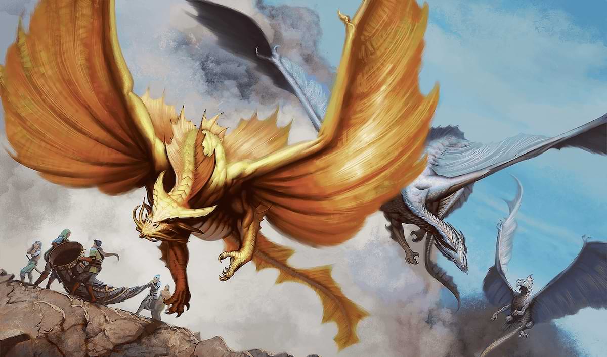 Dragon artwork from Rise of Tiamat