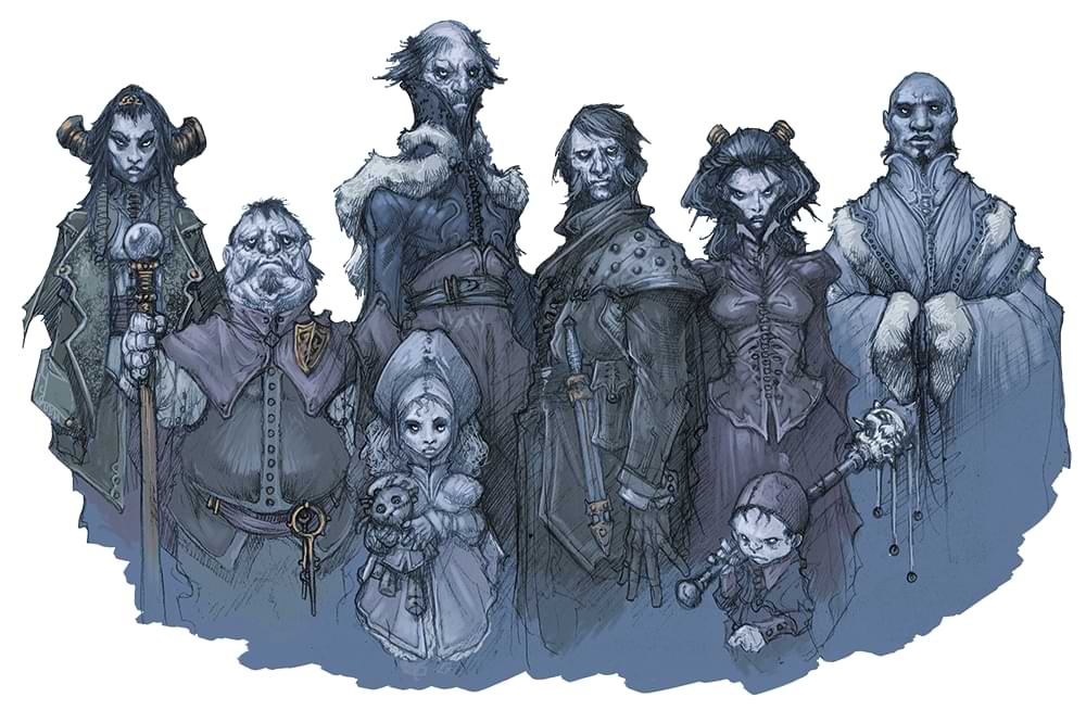 Barovians artwork from Curse of Strahd