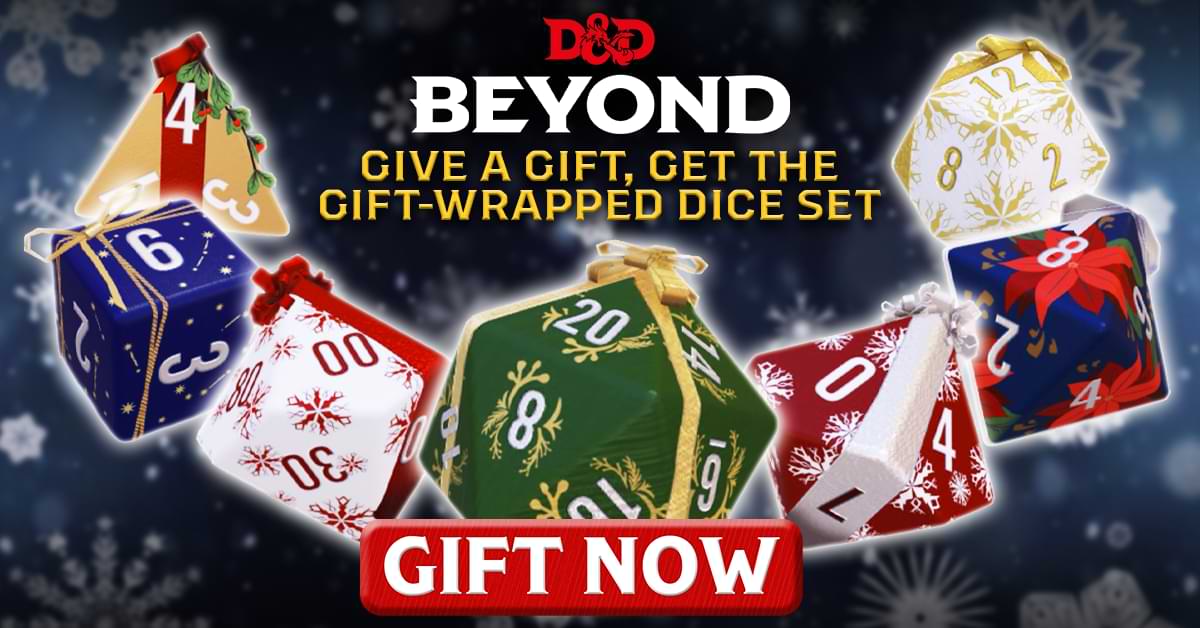 Gift-Wrapped Digital Dice Set