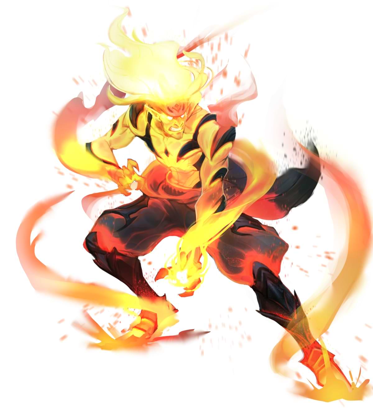 Filendaar, fire genasi monk