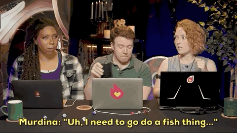 I need to go do a fish thing
