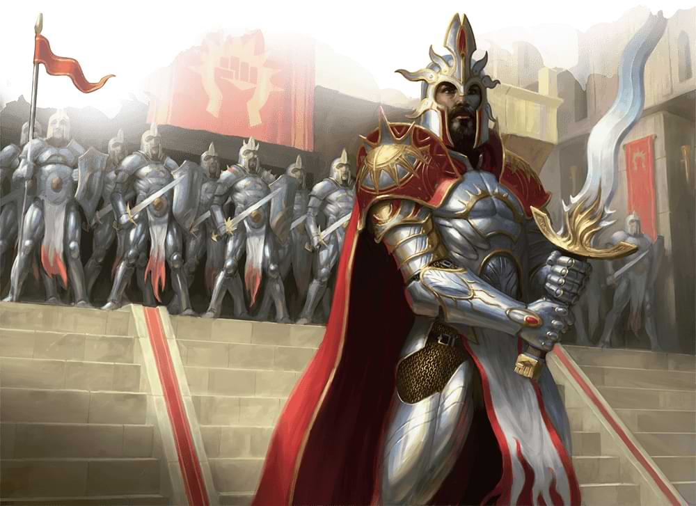 Boros knight art from Guildmasters' Guide to Ravnica