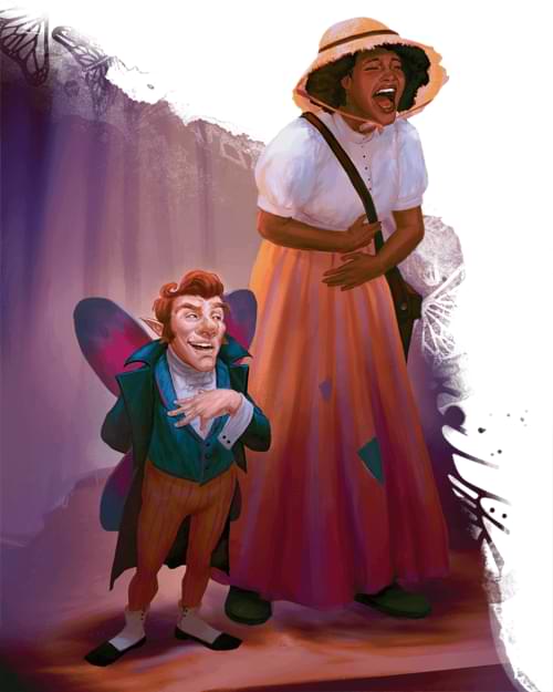 Gnome poetry contest art from The Wild Beyond the Witchlight