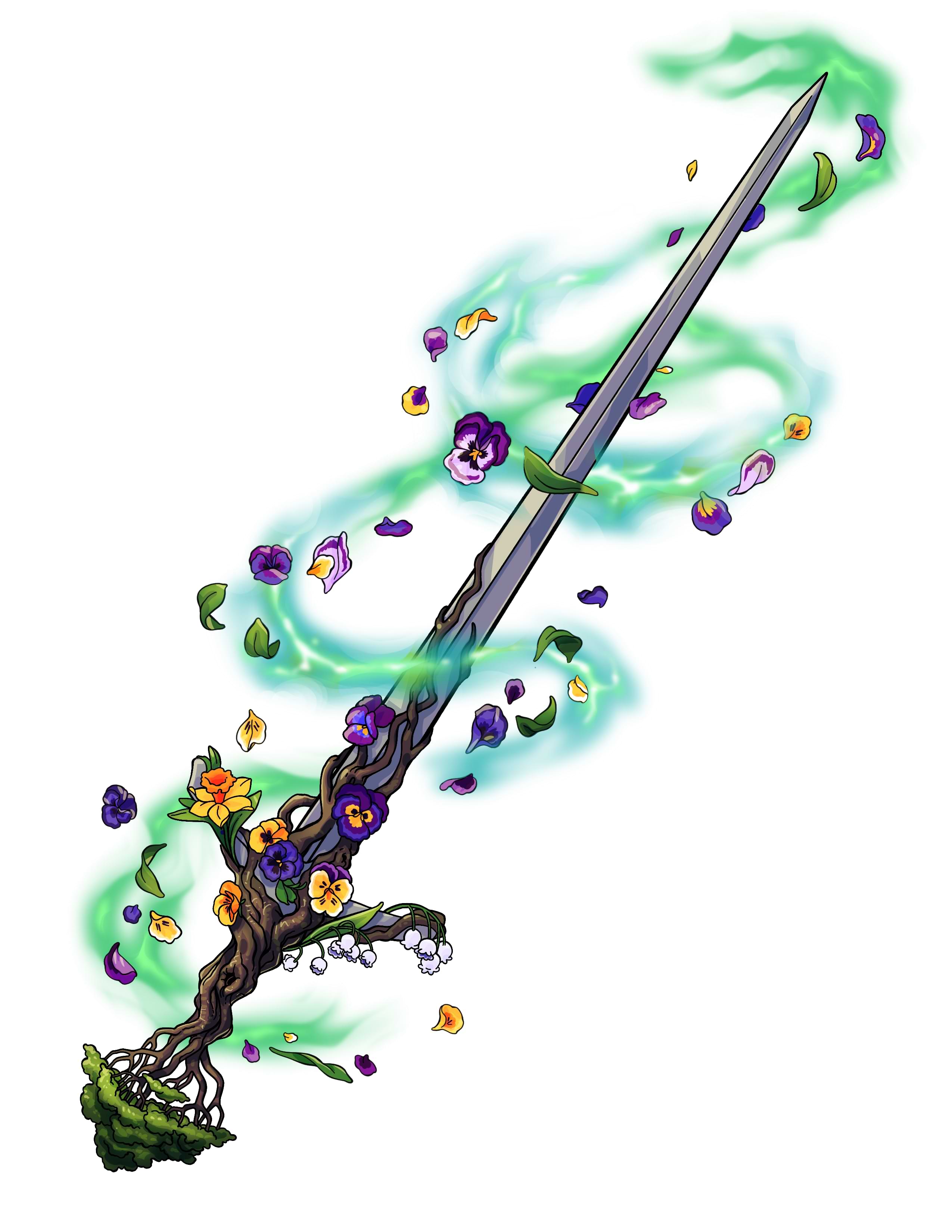 Blooming blade art