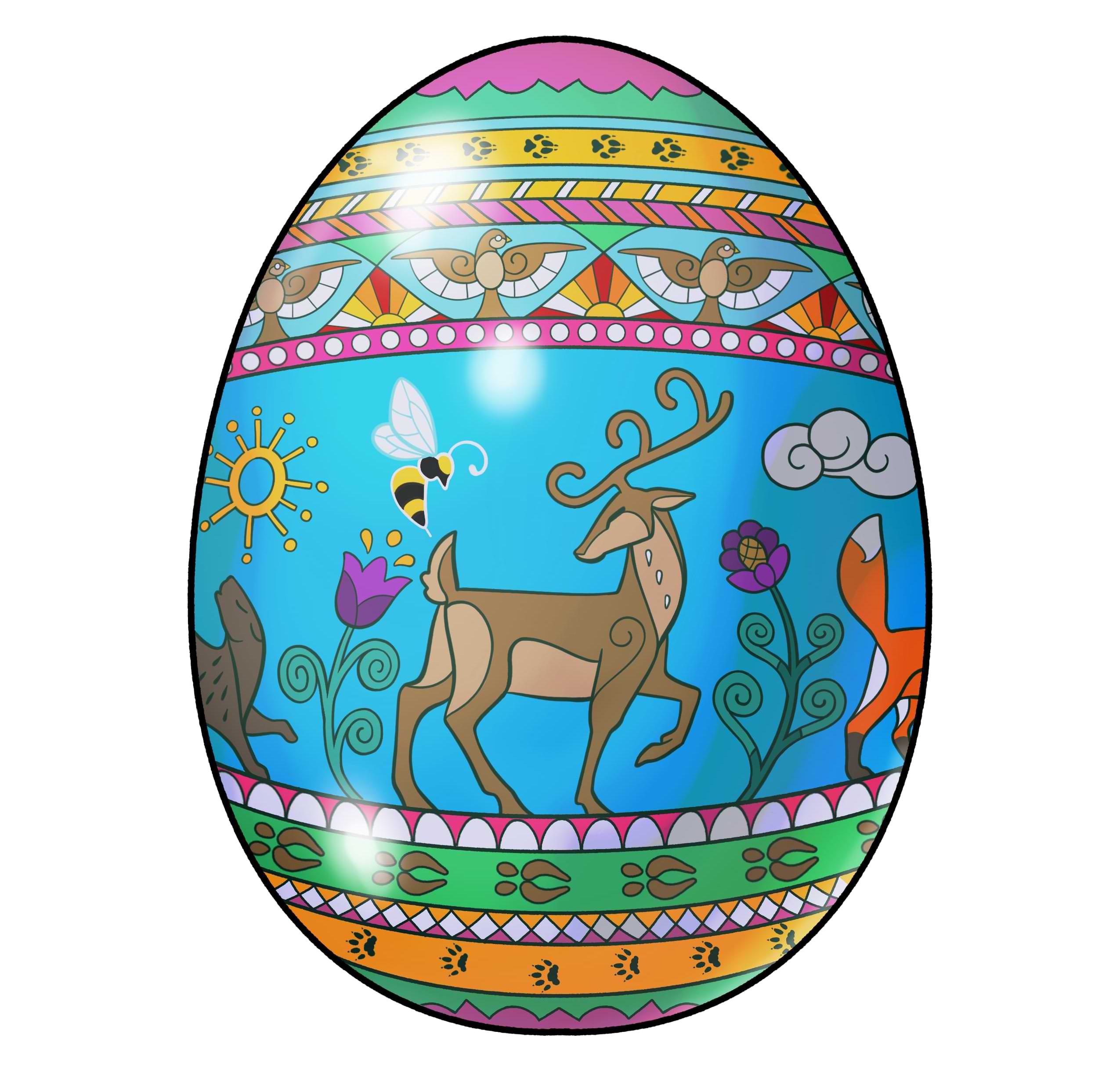 Marvelous egg art