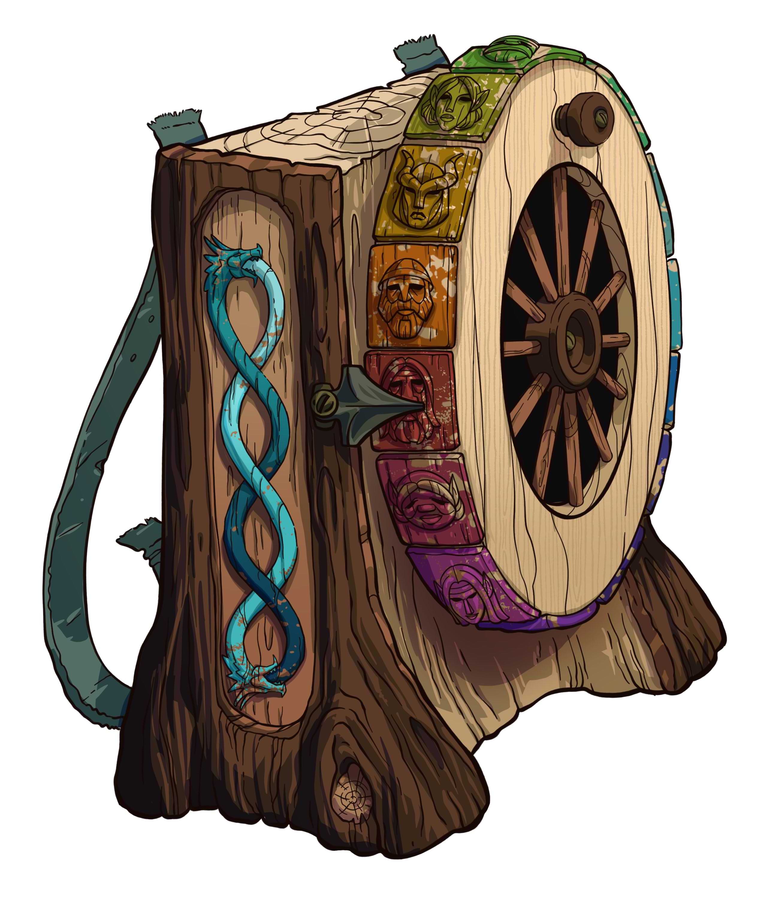 Wheel of reincarnate art