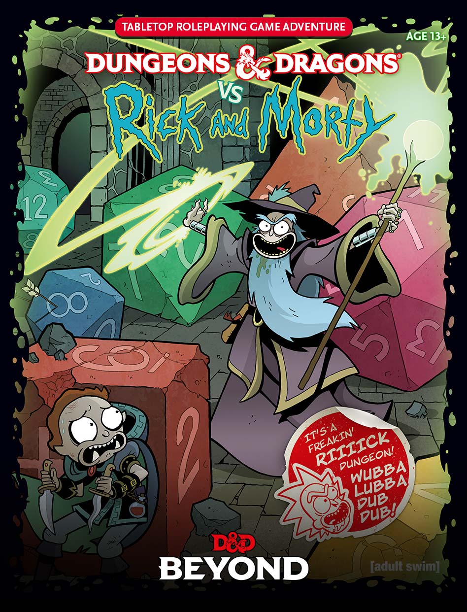 D&D vs. Rick and Morty Book Cover