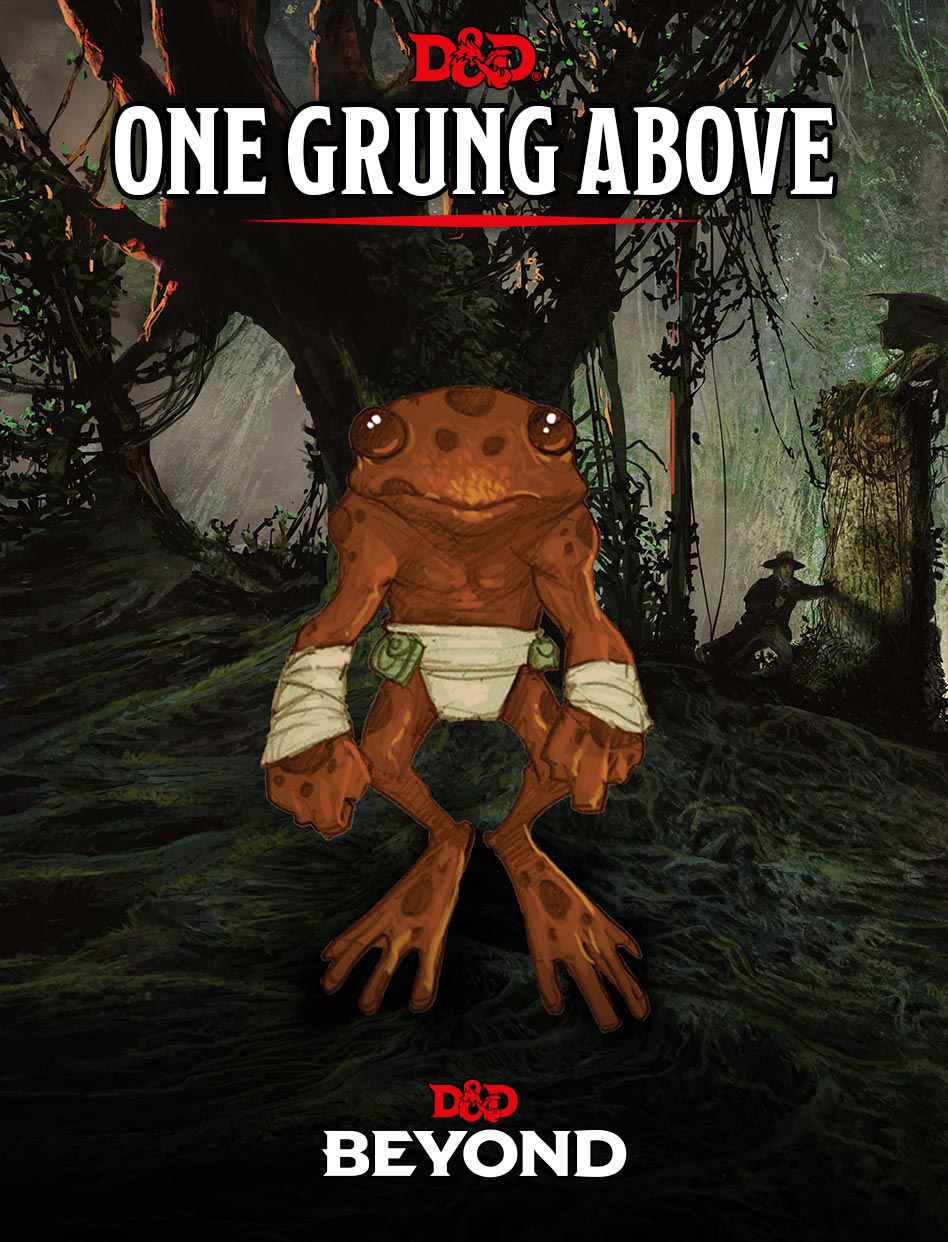 One Grung Above Cover Art.