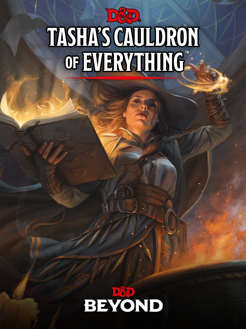 Dungeons & Dragons for sale online 2020, Hardcover Tasha's Cauldron of Everything by Wizards RPG Team 
