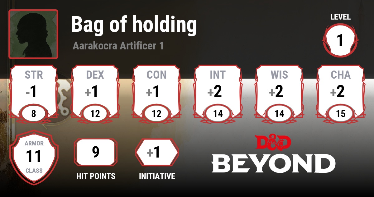 Bag of holding D&D Beyond