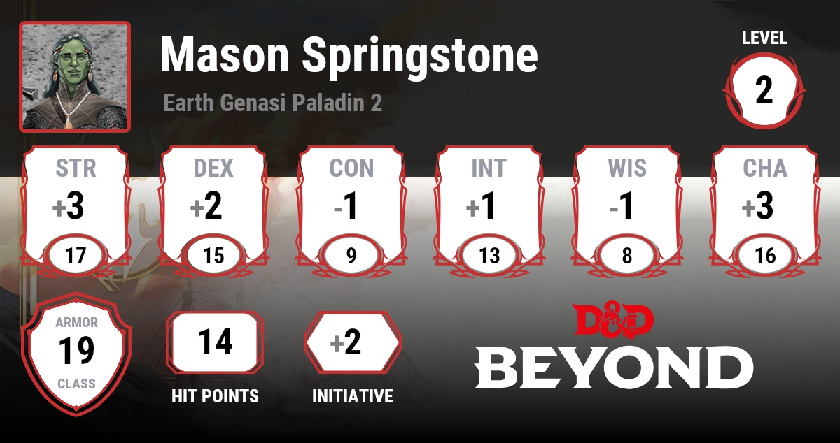 Mason Springstone D&D Beyond