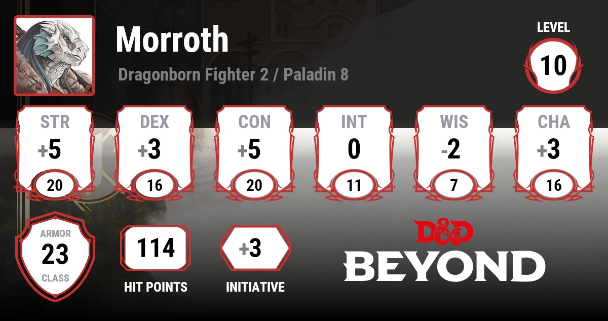 Morroth - D&D Beyond
